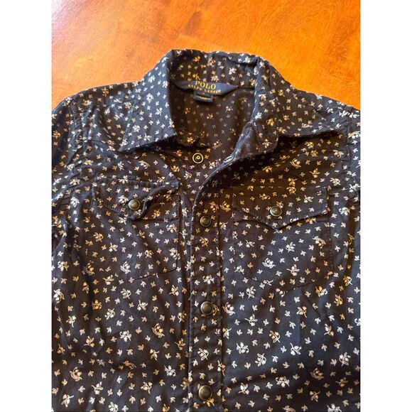 Girls polo, Ralph Lauren, long sleeve blouse size 7 - Picture 3 of 5